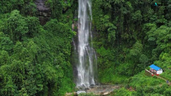 Tehrathum's famous Hyatrung waterfall lures tourists